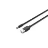 UNITEK USB į DC 3,5x1,35 mm maitinimo laidas 5V 2A 1,5 m juodas