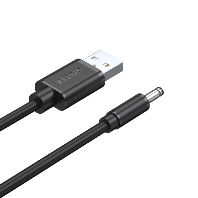 UNITEK USB į DC 3,5x1,35 mm maitinimo laidas 5V 2A 1,5 m juodas