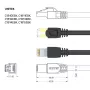 UNITEK Cat.7 S/FTP 2,0 m Ethernet jungiamasis laidas, 10Gbps, 600MHz, auksu dengti RJ45, juodas