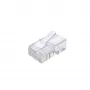 UNITEK 100 vnt. Cat.6 Pass-Through RJ45 moduliniai kištukai (UTP, 23-26AWG, auksuoti kontaktai)