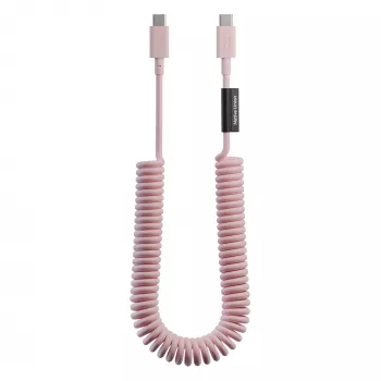 Native Union Pop Cable USB-C į USB-C 2,4 m 60W pintas kabelis (Candy)