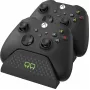 Venom Twin Docking Station, skirta Xbox Series X|S ir Xbox One – dviejų valdiklių įkrovimo stotelė su 2x NiMH 850 mAh baterijomis, LED indikatoriais, juoda