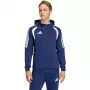 adidas Tiro 26 League prakaitui atsparus pilno užtrauktuko gobtuvas vyrams, tamsiai mėlynas, L dydis