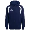 adidas Tiro 26 League prakaitui atsparus pilno užtrauktuko gobtuvas vyrams, tamsiai mėlynas, L dydis