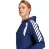 adidas Tiro 26 League prakaitui atsparus pilno užtrauktuko gobtuvas vyrams, tamsiai mėlynas, L dydis