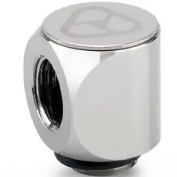 Thermal Grizzly DeltaMate Rotary 90° adapteris G1/4 colio - blizgus nikelis