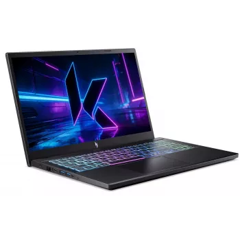 Acer Nitro V 15 AI žaidimų nešiojamasis kompiuteris, 15,6 colio FHD 144Hz, AMD Ryzen 7 170, NVIDIA GeForce RTX 5060, 16GB DDR5, 1TB SSD, be OS, Obsidian Black
