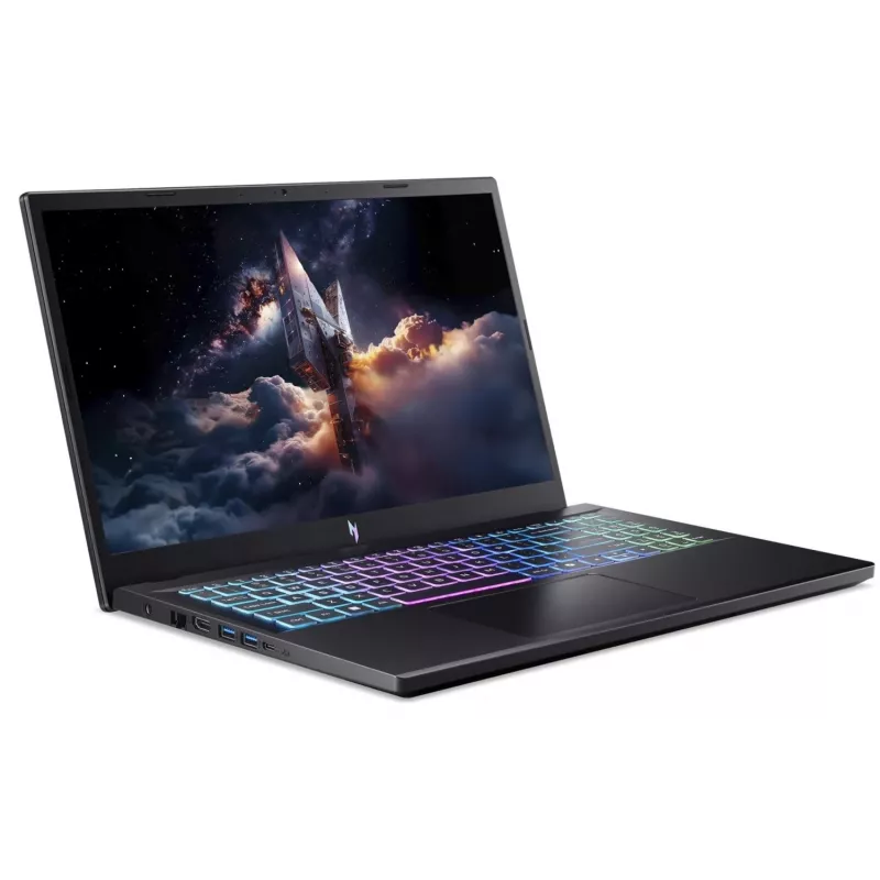 Acer Nitro V 15 AI žaidimų nešiojamasis kompiuteris, 15,6 colio FHD 144Hz, AMD Ryzen 7 170, NVIDIA GeForce RTX 5060, 16GB DDR5, 1TB SSD, be OS, Obsidian Black