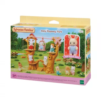 Sylvanian Families Baby Ropeway žaidimų rinkinys su beždžionėlės figūrėle