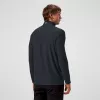 Berghaus 24/7 Tech Tee LS HZ vyriškas ilgomis rankovėmis pusiau užtraukiamas viršus, juodos spalvos