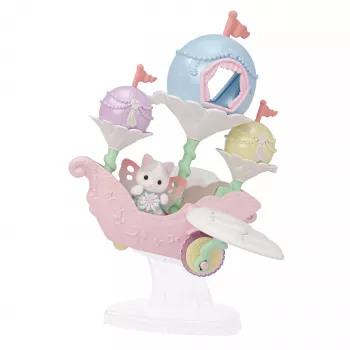 EPOCH Sylvanian Families Magijos Baliono Laivas su Figūrėle - Nuotykių Serijos Žaidimų Rinkinys