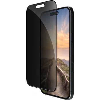 dbramante1928 Eco-shield privatumo ekrano apsauga, skirta Apple iPhone 17 Pro – juodas rėmelis