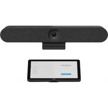 Logitech Tap IP Appliance Room Solutions Huddle + Small Rooms vaizdo konferencijų rinkinys su Rally Bar Huddle ir Tap IP