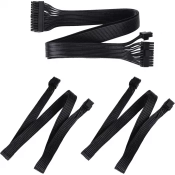 SilverStone SST-PP05-MBEPS EPS 8 kontaktų ilginimo laidas – mėlynas/juodas, 300 mm