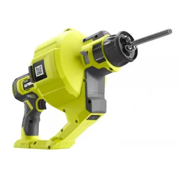 RYOBI RDA18-0 ONE+ belaidis kanalizacijos valytuvas 18V (be akumuliatoriaus) - 7,6 m sraigtas, automatinis padavimas, LED apšvietimas
