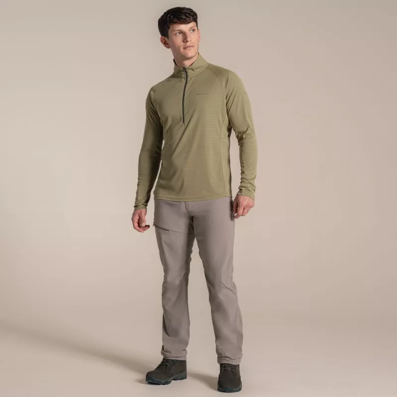 Craghoppers NosiLife SolarShield+ Half Zip Top - Cardamon, L