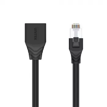 UNITEK Cat6 UTP RJ45 prailginimo kabelis M-F 5 m juodas