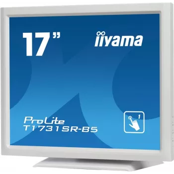 Iiyama ProLite T1731SR-W5 17 colių SXGA 5:4 5 laidų varžinis liečiamasis LED monitorius, juodas