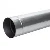 Dūmtraukio įdėklas vamzdis, 160 mm skersmens, 1 m, juodas plienas, vienasienis, aukštatemperatūris