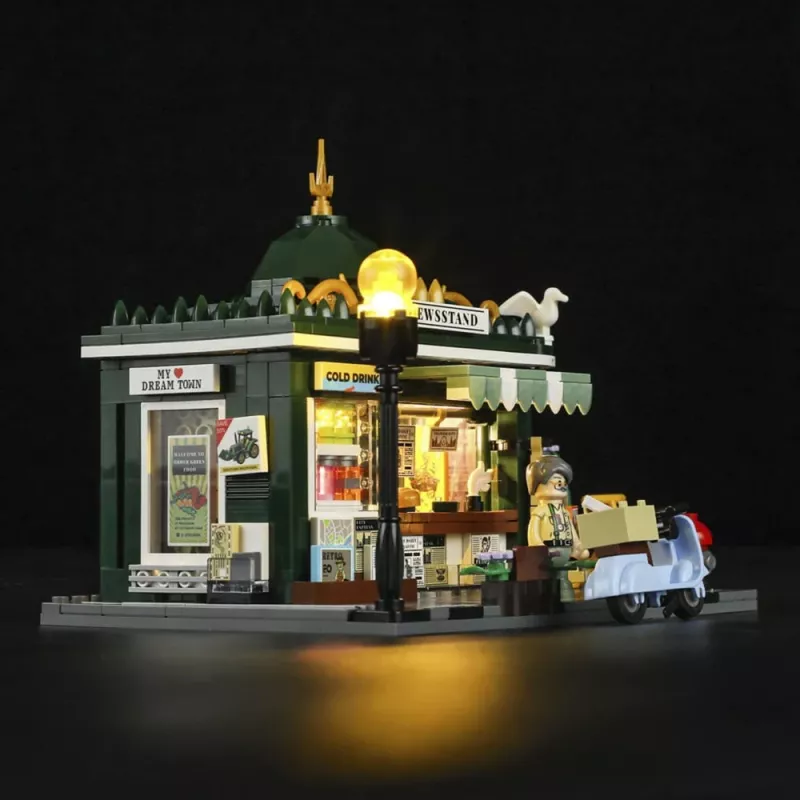 LUMIBRICKS F9023 Laisvai pastatomas plieninis žurnalų stovas, juodos milteliniu būdu dažytos spalvos, vienos sekcijos