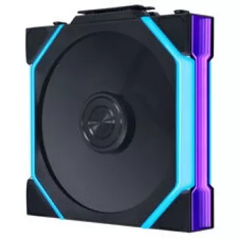 Lian Li UNI FAN SL FLEX Wireless ARGB Reverse Blade 120mm PWM korpuso ventiliatorius - juodas
