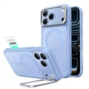 ESR Classic Hybrid Kickstand MagSafe dėklas, skirtas iPhone 17 Pro / 18 Pro - matinė šviesiai mėlyna