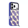 LAUT Keyko Pop dėklas, skirtas iPhone 17 Pro, Indigo Tide