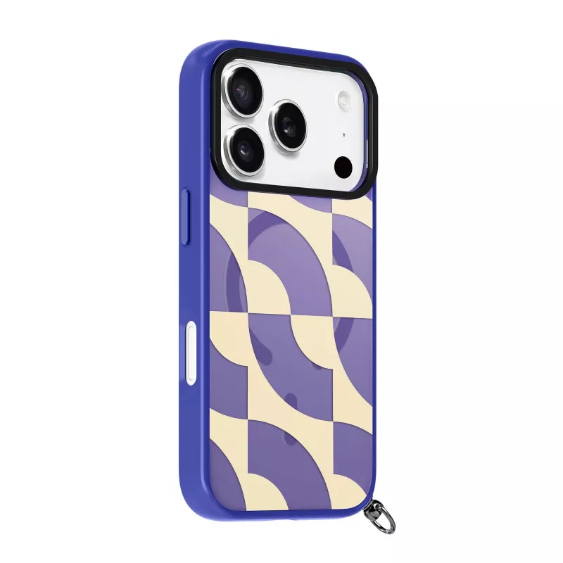 LAUT Keyko Pop dėklas, skirtas iPhone 17 Pro, Indigo Tide