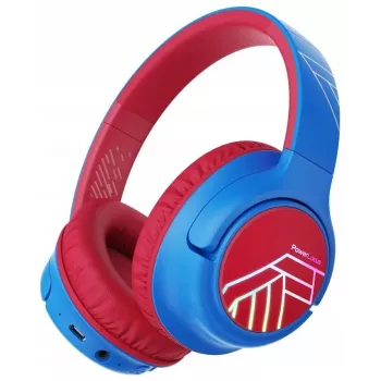 PowerLocus Bobo Kids Bluetooth ausinės, mėlynos/raudonos