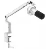 FIFINE T688W dinaminis mikrofonas su stovo ranka, USB/XLR, baltas