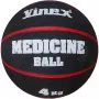 Smj VMB-L004R 4 kg medicininis kamuolys, juodai raudonas