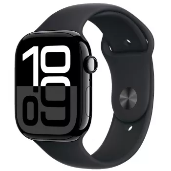 Apple Watch 10 LTE 46 mm aliuminio korpusas su Midnight sportine juosta - Midnight