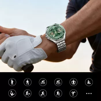 JOYROOM Venture Series JR-FV2 Pro 1,43 colio AMOLED išmanusis laikrodis su Bluetooth skambučiais - sidabrinis
