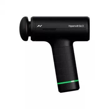 Hyperice Hypervolt Go 3 perkusinis masažuoklis, juodos spalvos