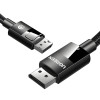 UGREEN DP114 8K DisplayPort vyriškas į vyrišką pintas kabelis 2m