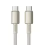 Baseus Tungsten Gold USB-C į USB-C laidas 100W 1m auksinis