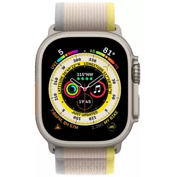 Išmanusis laikrodis Apple Watch Ultra GPS + Cellular 49 mm su Trail Loop M/L (MQFU3EL/A)