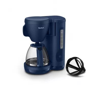 TEFAL CM2M1410 Morning lašinės kavos virimo aparatas, juodas ir nerūdijančio plieno, 1000W, 1.25L, 10-15 puodelių