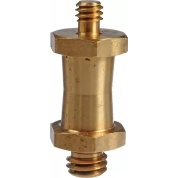 Manfrotto 037 reversibilus fotoaparato sraigtų adapteris 1/4 inch-20 į 3/8 inch-16, nikeliuotas žalvaris