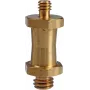 Manfrotto 037 reversibilus fotoaparato sraigtų adapteris 1/4 inch-20 į 3/8 inch-16, nikeliuotas žalvaris