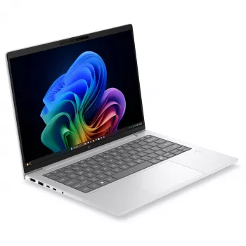 HP EliteBook 6 G2q nešiojamas kompiuteris – itin plonas – 177 laipsnių vyrių dizainas – Snapdragon X2 Plus X2P-42-100 – Win 11 Pro – Qualcomm Adreno – 16 GB RAM – 512 GB SSD NVMe – 35,6 cm (14 inch)