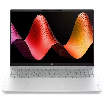 HP OmniBook 3 16-bu0130ng 16 colių WUXGA IPS nešiojamasis kompiuteris, Intel Core 3 100U, 8GB RAM, 512GB SSD, FreeDOS, natūralaus sidabro spalvos