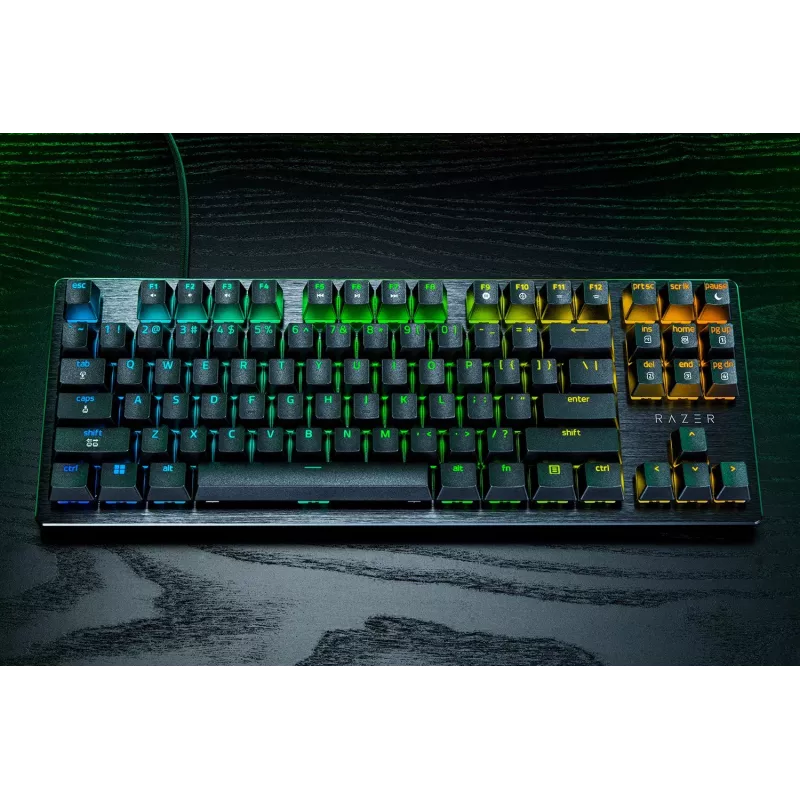 Razer Huntsman V3 HE magnetinė be skaičių bloko žaidimų klaviatūra