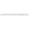 Apple Magic Keyboard su Touch ID ir skaičių klaviatūra, rusiškas išdėstymas, baltais klavišais (MXK73RS/A)