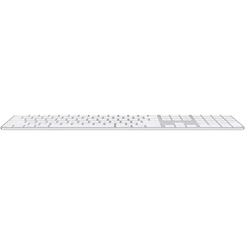 Apple Magic Keyboard su Touch ID ir skaičių klaviatūra, rusiškas išdėstymas, baltais klavišais (MXK73RS/A)