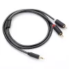 Ugreen 2x RCA į 3,5 mm garso laidas 1,5 m juodas