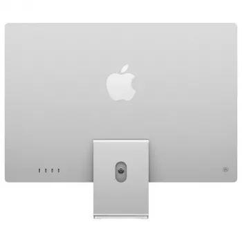 Apple iMac 24 inch sidabrinis M4 10 branduolių CPU 10 branduolių GPU 24GB RAM 512GB SSD Gigabit Ethernet vokiška klaviatūra