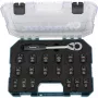 Makita E-30069 Impact Black 1/2 colio 13 dalių smūginių nasrų rinkinys su reketu