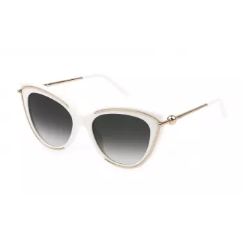 FURLA SFU889-550847 moteriški akiniai nuo saulės - 55/18/140, UV400 apsauga, pilno rėmelio plastiko rėmas su dėklu