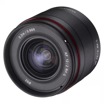 Samyang AF 12mm f/2.0 E-Mount objektyvas, skirtas Sony APS-C